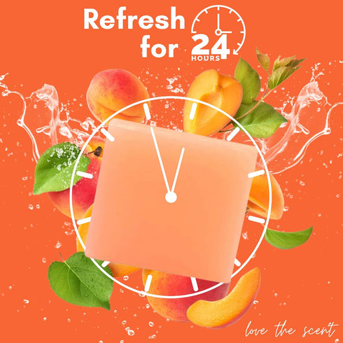 Pack 3 Muun Peach Yoni Soap Bar - Peach Ph Balance Probiotics & Natural Ingredients - Gentle Cleansing Formula