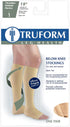 Truform Short Length Surgical Stockings, 18 mmHg Compression, Knee High, Open Toe, Beige, Medium