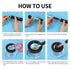 Senbowe Upgraded Makeup Brush Cleaner and Dryer Machine, Electric Brush Cleaner with 8 Size Rubber Collars