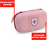 CASEMATIX Pink Insulated Travel Bag Case for Asthma Inhaler, Compatible with Chamber Inhaler Spacer, Masks, and More -