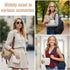 Josojoou Corduroy Sanitary Napkin Storage Bag with Zipper, Cute Period Bag Pouch, Portable Tampon Holder for Purse that