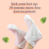 SpaLife 8-Pack Softening Care Foot Sockies - Spearmint & Tea Tree Oil Exfoliating Moisturizing Treatment