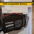 SEFEPODER 12V 7Ah (F1 Rechargeable Sealed Lead Acid Battery Terminals)