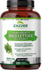 Zazzee Extra Strength Wild Lettuce 10:1 Extract, 1500 mg, 120 Vegan Capsules, Non-GMO