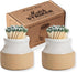 Demi's Home Match Striker Set of 2 - Ceramic Match Holder with Striker - White - (Matches Not Included)