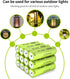 Kruta Ni-MH AA Rechargeable Batteries 1600mAh 1.2V for Garden Landscaping, Outdoor Solar Lights (8 Pack)