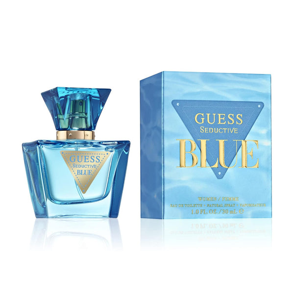 GUESS Seductive Blue Eau de Toilette Perfume Spray for Women, 1.0 Fl. Oz.