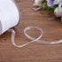 250 Yards 1/4 Inch Narrow Sheer Organza Chiffon Ribbon for Crafts Making, Gift Wrapping (White) by Hapeper
