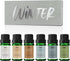 MitFlor Winter Essential Oils for Home Diffusers, Premium Holiday Aromatherapy Gift Set, 6 x 10ml, Soap & Candle Making