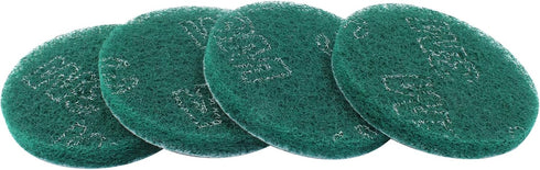 8Pcs Scrub Pads: Round Scrubber Scouring Pads for Home Kitchen House Cleaning, Green