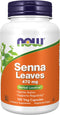 NOW Supplements Senna Leaves 470mg - 100 Veg Capsules Herbal Laxative for Regularity
