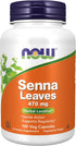 NOW Supplements Senna Leaves 470mg - 100 Veg Capsules Herbal Laxative for Regularity
