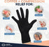 Copper Compression Full Finger Arthritis Gloves - Touch Screen Fingertips - Compression Support for Pain Relief - 1