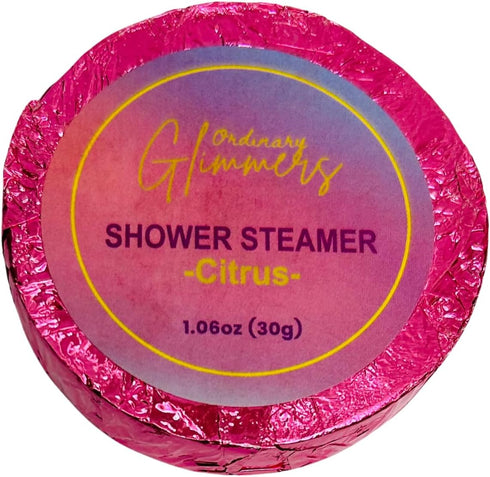 Ordinary Glimmers Shower Steamers; Lavender, Citrus, Eucalyptus and Mint; Sampler for Relaxation and Stress Relief