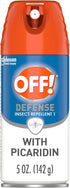 OFF! Defense Insect Repellent Aerosol with Picaridin, Long Lasting Bug Spray, 5 oz