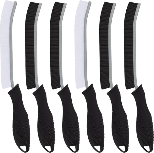 Hard Bristle Crevice Cleaning Brush, Small Cleaning Tools for Toilet, Bathroom, Home, Bathtub, Sink, Window (6)