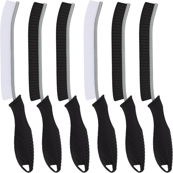Hard Bristle Crevice Cleaning Brush, Small Cleaning Tools for Toilet, Bathroom, Home, Bathtub, Sink, Window (6)