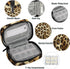 Skonsati 7 Leopard Cheetah Weekly Pill Organizer Pill Caes Bag Day Medicine Container Case with Removable Pill Box