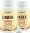 6-in-1 Detox Binder Supplement 1500 MG - Max Absorption, Liver Detox Cleanse with Activated Charcoal & Zeolite Clay,