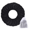 SIQUK 24 Pieces Reusable Cotton Rounds, Black Makeup Remover Pads, Washable Organic Bamboo