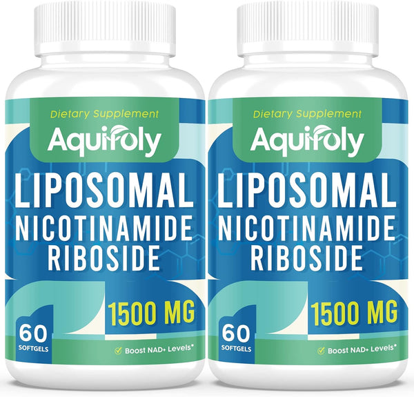 Liposomal Nicotinamide Riboside Supplement 2000 mg with TMG, Pterostilbene for Cellular Energy, 120 Softgels