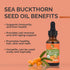 Sea Buckthorn Seed Oil, 100% Certified Organic, 1 FL OZ
