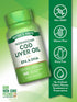 Nature's Truth Norwegian Cod Liver Oil | 100 Softgels with EPA & DHA | Non-GMO, Gluten Free Supplement