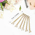 MORGLES 120PCS Blonde Hair Bobby Pins, 2 Inches Gold Hair Pins for Women with Box