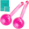 Ice Globes for Face, Freezer Safe Facial Globes for Daily Beauty Routines, Pink Face Roller to Tighten Skin