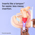 Pixie Menstrual Cup Applicator - Inserts Like A Tampon - Every Woman Can Now Use Period Cups - Perfect for Long Nails