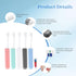 Packaged, 5 (50-Pack) Travel Toothbrush and Toothpaste, Foldable Toothbrush and Toothpaste, Individually Foldable