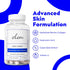 Elon Skin Anew with Hydrolyzed Collagen & Hyaluronic Acid & Antioxidants | Hydrating & Anti Aging Skin Supplement for Vibrant Skin Health (90 capsules)