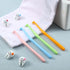 48 Pcs End Tuft Toothbrush Individually Wrapped, Small Head Reusable Orthodontic Toothbrush for Detail Cleaning
