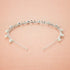 SWEETV Silver Pearl Flower Girl Headpiece Girls Headband for Wedding Princess Hair Accessories Birthday Party
