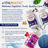 Vitamatic Mullein Leaf 1000mg per Serving - Supports Healthy Respiratory, Bronchial & Immune Function - 200 Capsules