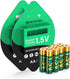 Ostation 8-Pack 1.5V AA Rechargeable Lithium Batteries, 2100mAh High-Capacity Batteries, Smart Chip &