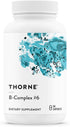 THORNE B-Complex #6 - Vitamin B Complex with Active Forms of Essential B Vitamins, Extra B6, 60 Capsules