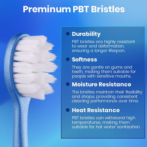 8812 Extra Soft Toothbrushes for Adults, 10000+ Bristles for Sensitive Teeth and Gum Recession (Full Head, 6 Count)
