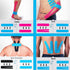 Kinesiology Tape Pro Sports (60 Precut Strips) for Pain Relief in Muscles & Joints, Waterproof Athletic Tape