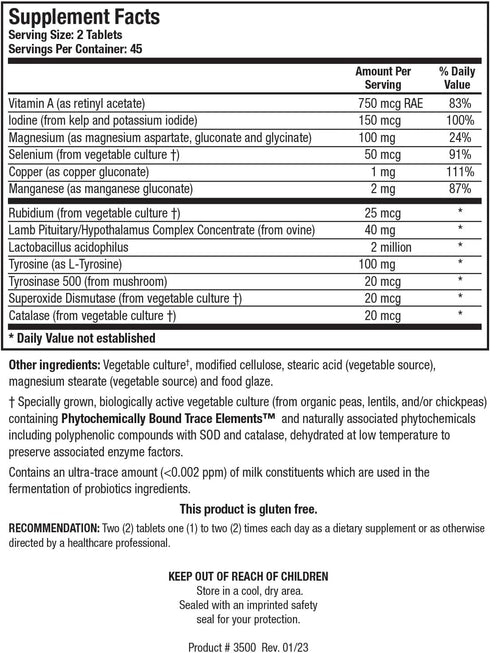 T3, T4, 90 BIOTICS RESEARCH Thyrostim Endocrine Support, Balance Thyroid Hormones, Aid Thyroid Gland, Boost Metabolism