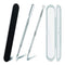 Premium Nail Care Kit - Cuticle Pusher, Gel Polish Remover, Nail Files, Stainless Steel Tools for Fingernails, Toenails