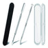 Premium Nail Care Kit - Cuticle Pusher, Gel Polish Remover, Nail Files, Stainless Steel Tools for Fingernails, Toenails