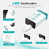 Rechargeable 9V Lithium USB Battery 860mAh with 4 in 1 Charge Cable, 9 Volt Batteries 6f22 for Smoke Detector Alarms (4 Pack)