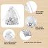 QIANHAILIZZ 5 x 7 Inch 100 pcs Heart Flower Organza Jewelry Gift Pouch, Candy Pouch Drawstring Wedding Favor Bags