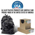 Aluf Plastics T-Tough Roll Pack Low Density Repro Blend Star Seal Coreless Rolls Bag, 7-10 Gallon Capacity, 500 Pack