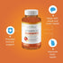 Sugar Free Vitamin D3 K2 Gummies - 5000 IU D3 + 80 mcg K2 MK7 - Natural Peach Flavor - Adults Supplement