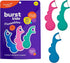 BURSTkids Flossables Kids Flossers, 90 Count, Ergonomic Design, Fun Colors, Strawberry Aroma, Ages 3+