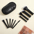 10 Pcs Mini Travel Makeup Brush Set, Portable Small Eyeshadow, Lipstick, Foundation Brushes