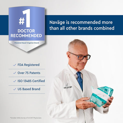 Navage Black Travel Case - Safety Case For Navage Nasal Irrigation System - Anti-Scratch Protector - Travel Storage