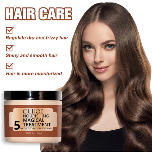 OUHOE Nourishing Magical Treatment - Magical Hair Mask, Deep Conditioner for Dry Damaged Hair (2Pcs)